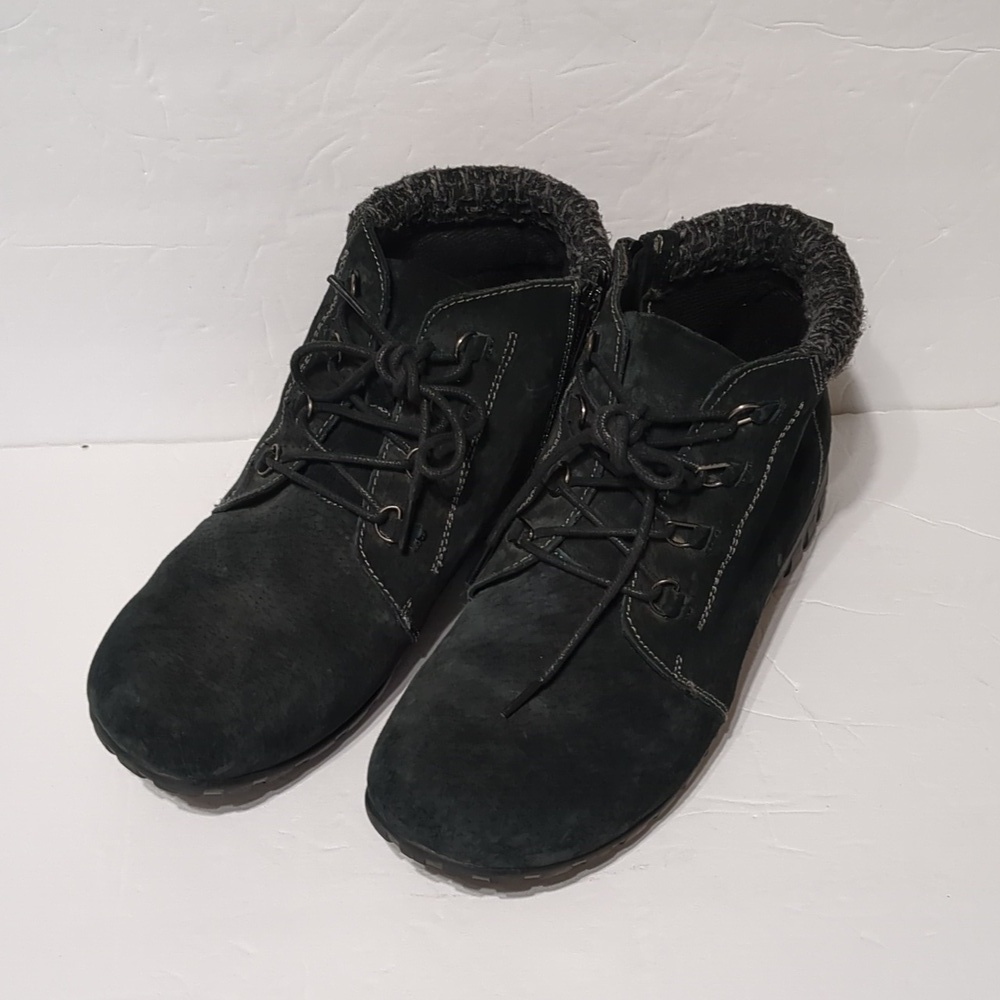 Propet Delaney Ankle Booties Black Suede women 8.5 - Picture 2 of 8
